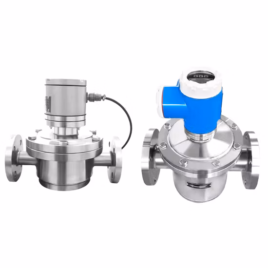DN50 150-1500L/H Mechanical Type Oval Gear Asphalt Flow Meter