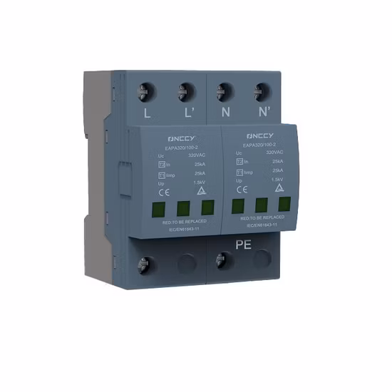AC/DC Low-Voltage System 40-120ka 385V Surge Protective/Protection Device SPD