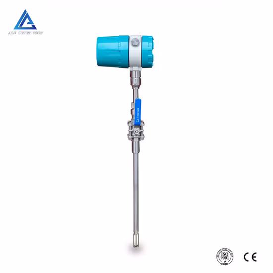 ANSI Flange Thermal Gas Flowmeter Gas Mass Flow Meter for Oxygen