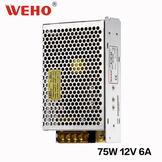 75W 12V DC AC DIN Rail Mode Switching Power Supply